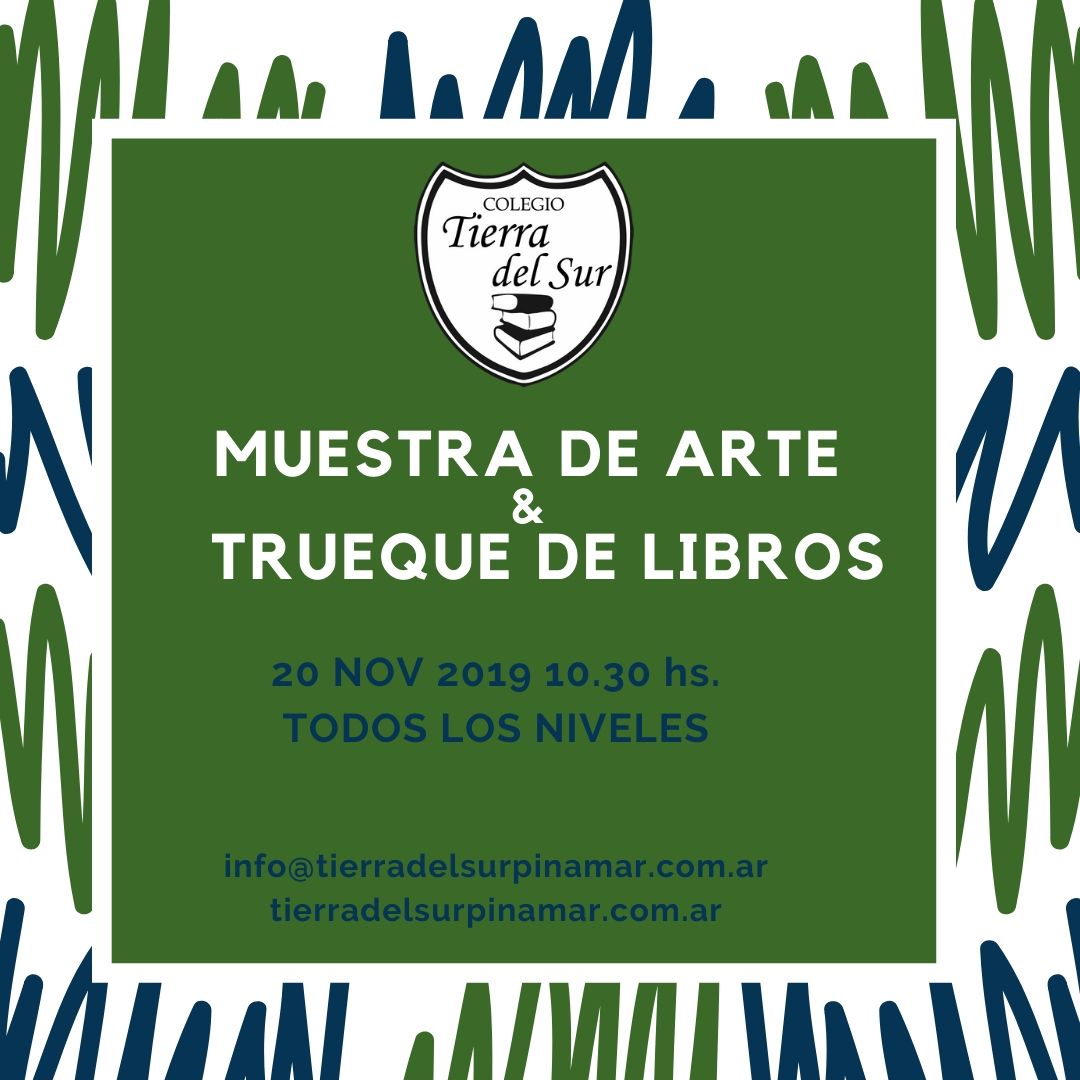 Muestra de Arte y Trueque  de libros 2019